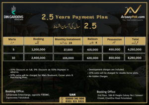 din garden payment plan