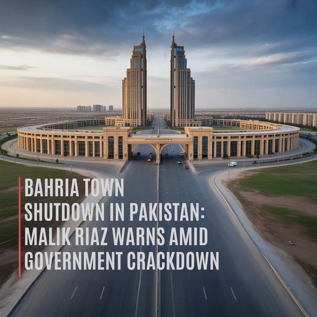Bahria Town Shutdown in Pakistan: Malik Riaz Warns Amid Government Crackdown