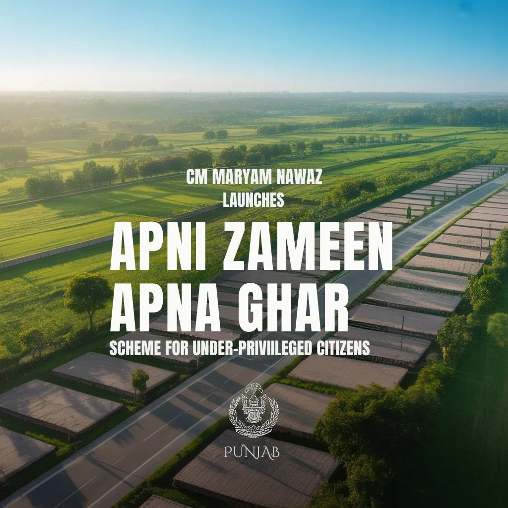 CM Maryam Nawaz Launches “Apni Zameen Apna Ghar” Scheme for Under-Privileged Citizens