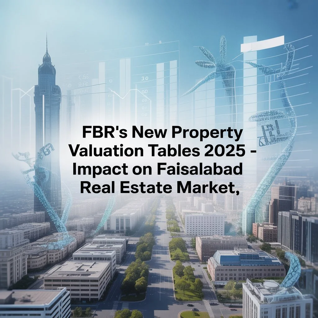 FBR’s New Property Valuation Tables 2025 – Impact on Faisalabad Real Estate Market