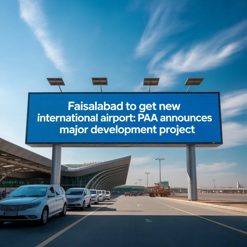 Faisalabad to Get New International Airport: PAA Announces Major Development Project