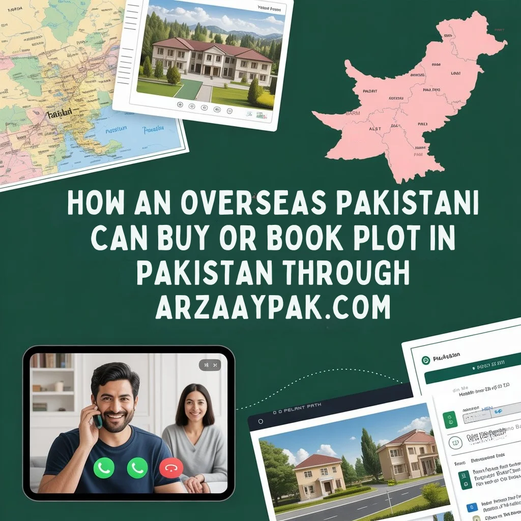 How an Overseas Pakistani Can Buy or Book a Plot in Pakistan Through ArzaayPak.com