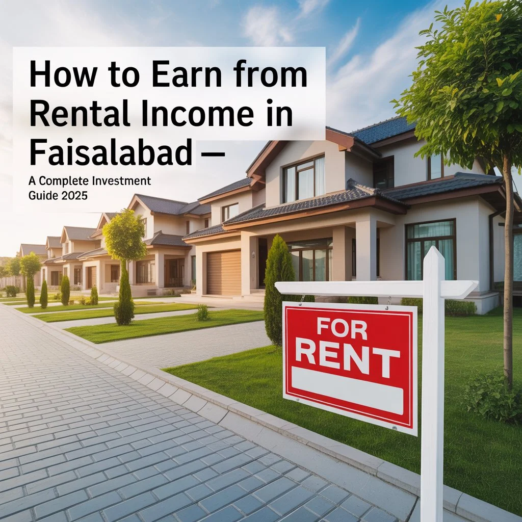 How to Earn from Rental Income from Real Estate in Faisalabad