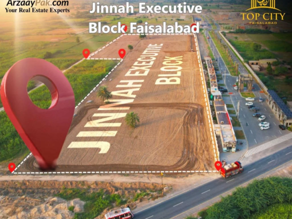 Jinnah Executive Block Faisalabad – Secure Your Future with Top City Investment