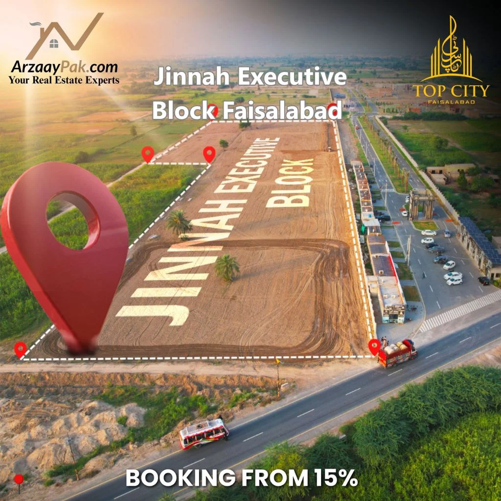 Jinnah Executive Block Faisalabad – Secure Your Future with Top City Investment