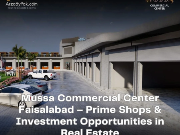 Mussa Commercial Center Faisalabad – Prime Shops & Investment Opportunities in Real Estate