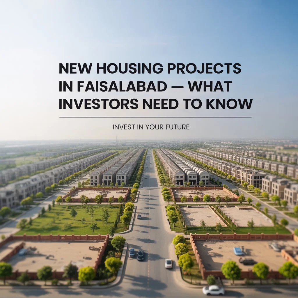 New Housing Projects in Faisalabad: What Investors Need to Know