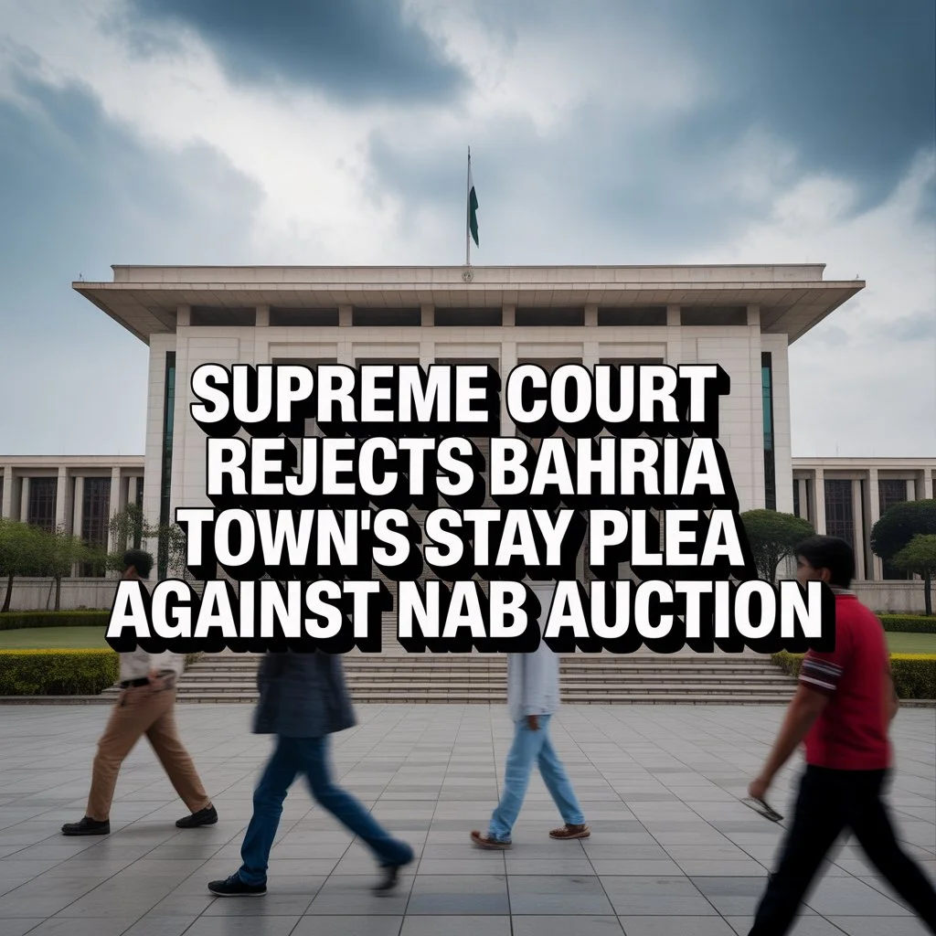 Supreme Court Rejects Bahria Town Stay Plea Against NAB Property Auction
