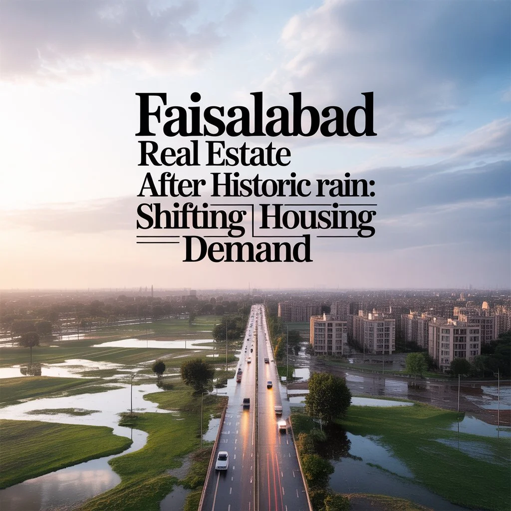 Faisalabad Real Estate After Historic Rain: Shifting Housing Demand