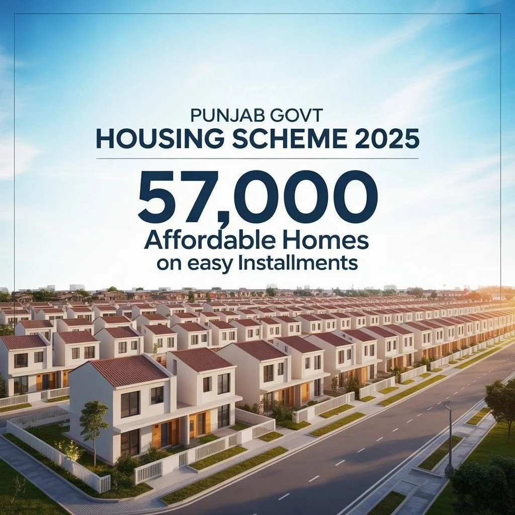 Punjab Govt Housing Scheme 2025: 57,000 Affordable Homes on Easy Installments
