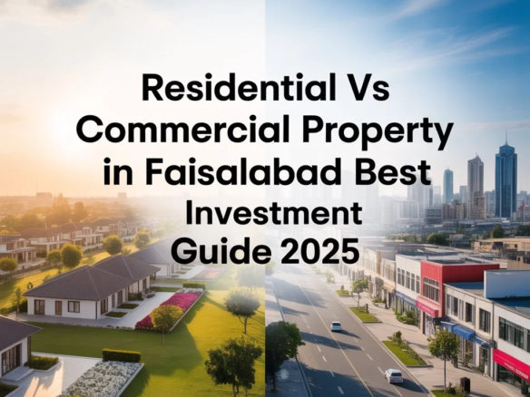 Residential vs Commercial Property in Faisalabad – Best Investment Guide 2025