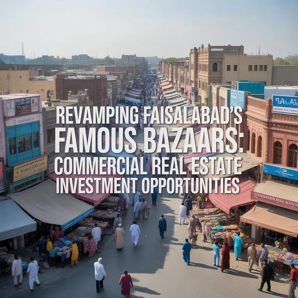 Revamping Faisalabad’s Famous Bazaars: Commercial Real Estate Investment Opportunities