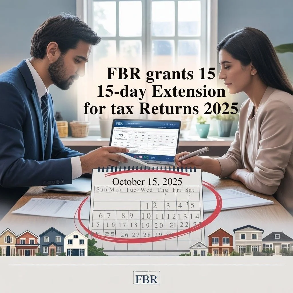 FBR Grants 15-Day Extension for Income Tax Returns 2025: What Property Owners in Pakistan Must Know