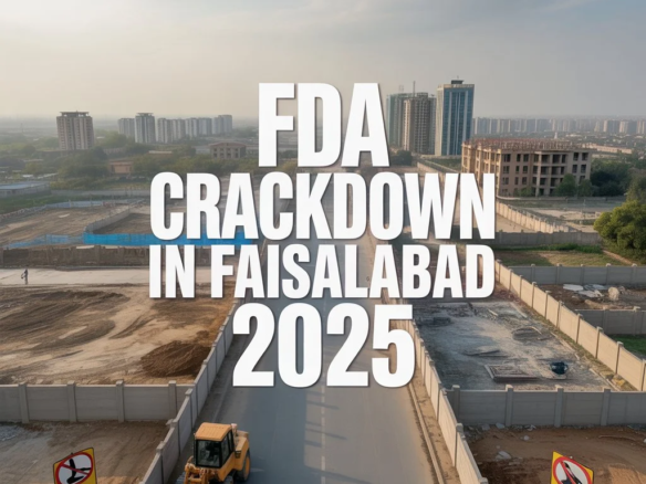 FDA Crackdown in Faisalabad 2025: Action Against Illegal Housing Schemes and What Buyers Should Know