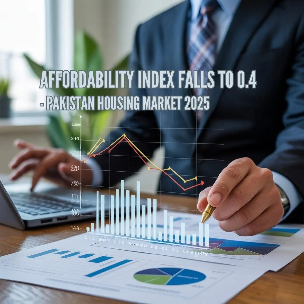 Housing Becomes Less Affordable in Pakistan as Affordability Index Drops to 0.4 in 2025