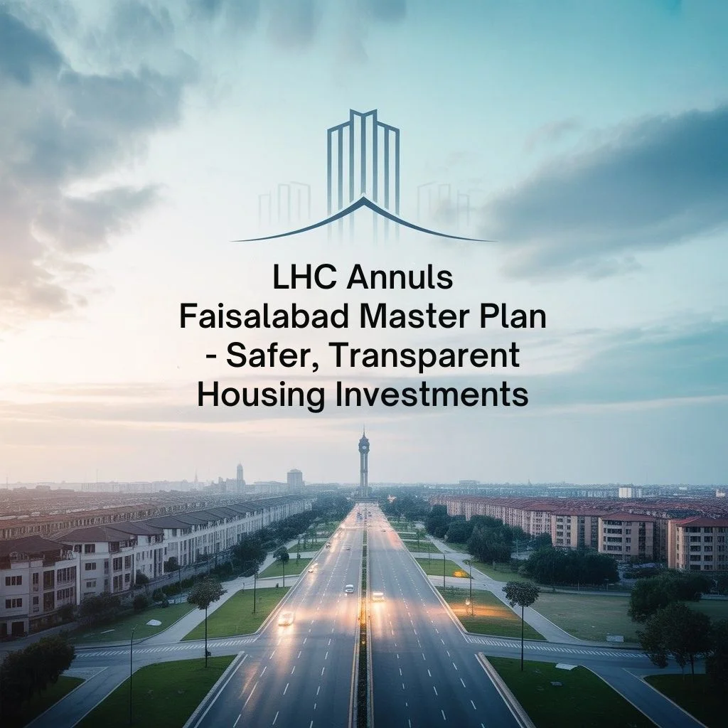 LHC Annuls Faisalabad Master Plan – A Step Towards Safer, Transparent Housing Investments