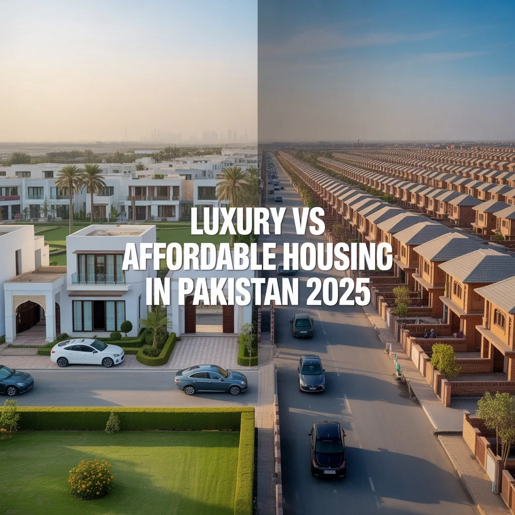 Luxury vs Affordable Housing in Pakistan: Where Smart Investors Are Focusing in 2025