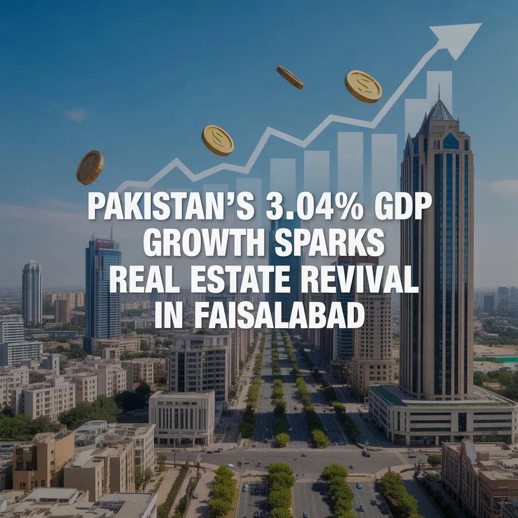 Pakistan’s 3.04% GDP Growth Sparks Real Estate Revival in Faisalabad