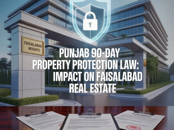 Punjab 90-Day Property Protection Law: Impact on Faisalabad Real Estate