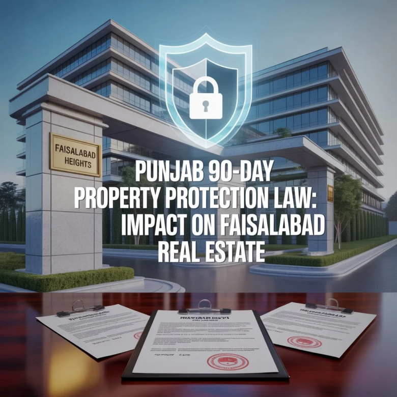 Punjab 90-Day Property Protection Law: Impact on Faisalabad Real Estate