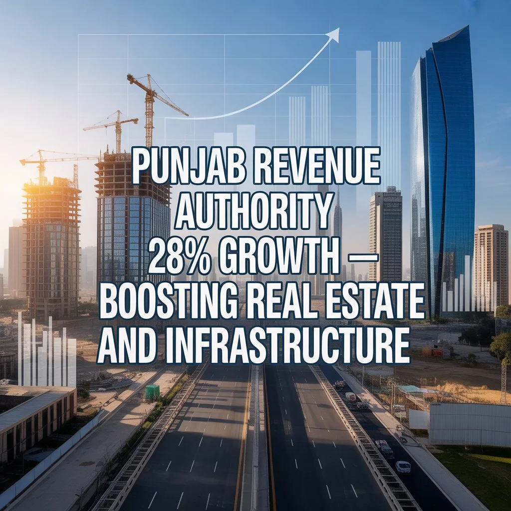 Punjab Revenue Authority Posts 28% Growth — A Boost for Infrastructure and Property Development