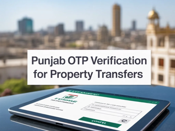 How Punjab’s OTP Verification for Stamp Duty Challans Is Impacting Property Transfers in Faisalabad