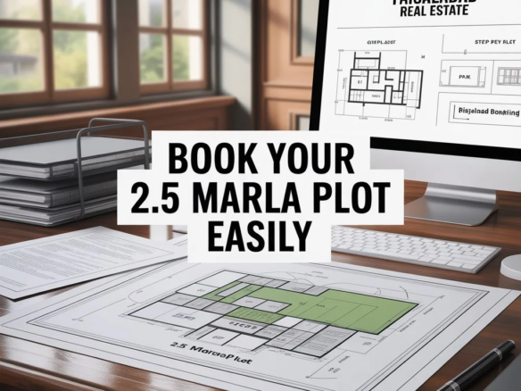How to Book a 2.5 Marla Plot with Easy Installments in Faisalabad