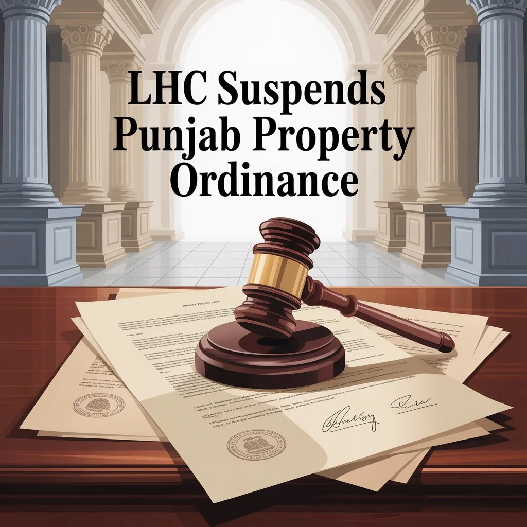 LHC Suspends Punjab Property Ordinance on Ownership Rights