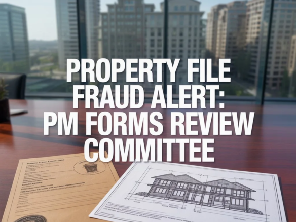 Property File Fraud Alert: PM Forms Review Committee