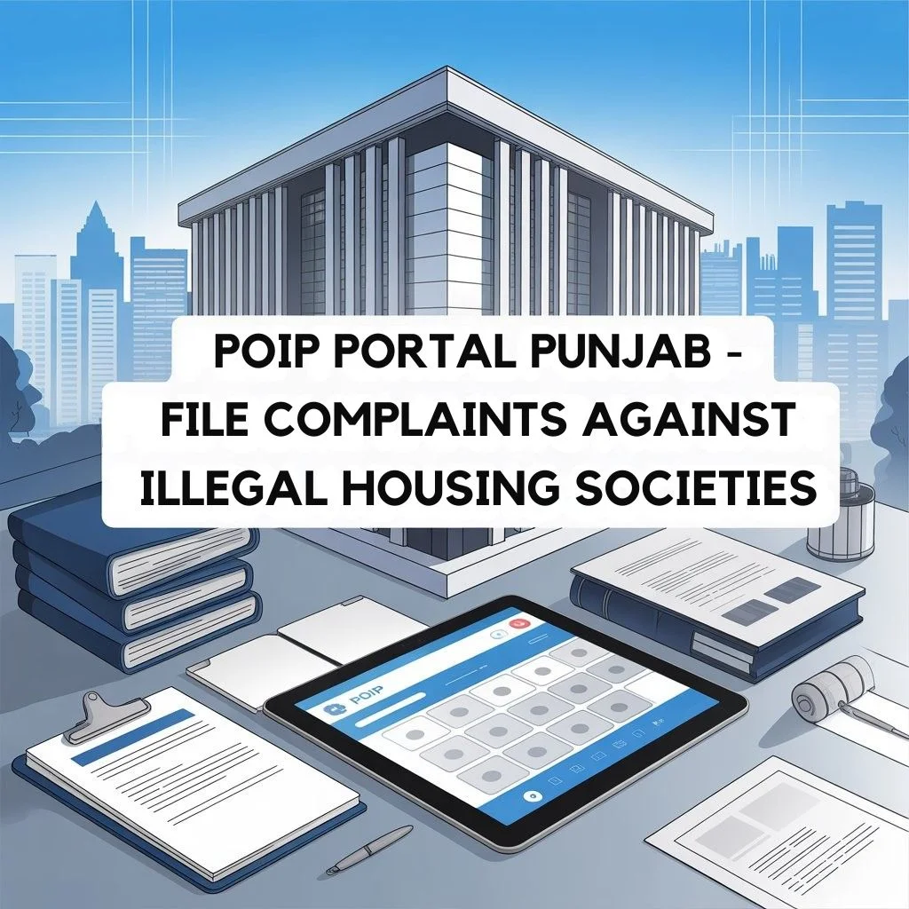 POIP Portal Punjab: How to File Complaints Against Illegal Housing Societies