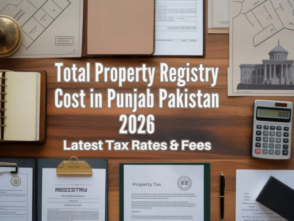 Total Property Registry Cost in Punjab Pakistan 2026 | Latest Tax Rates & Fees