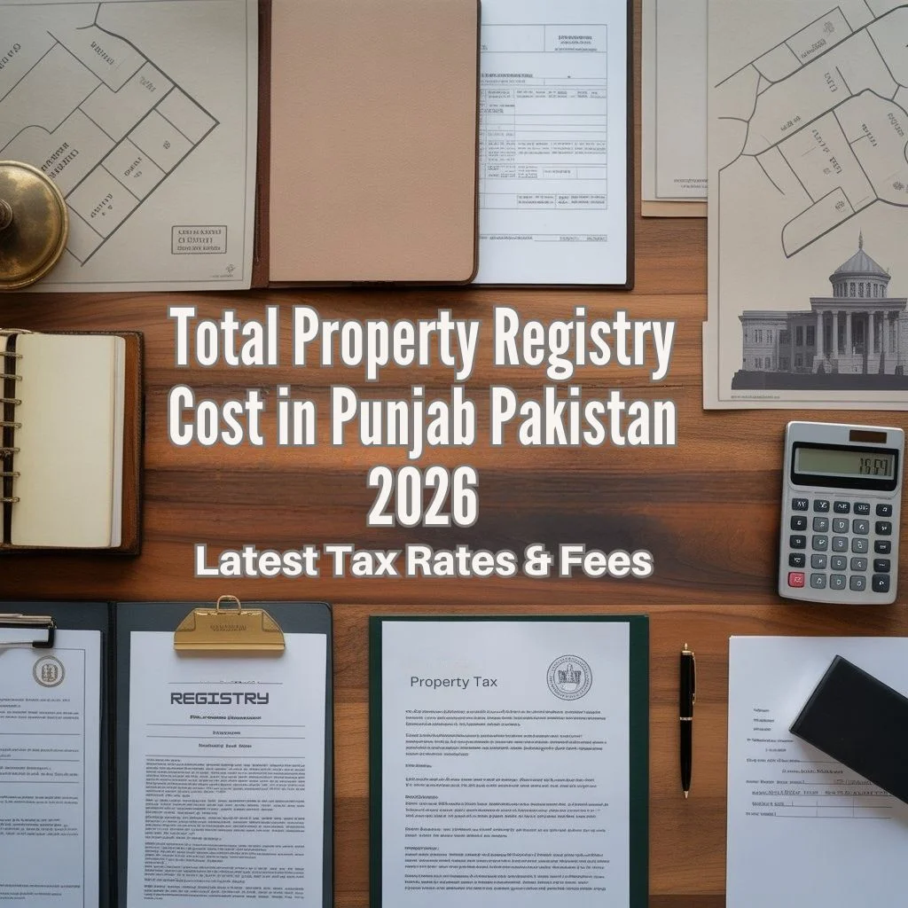 Total Property Registry Cost in Punjab Pakistan 2026 | Latest Tax Rates & Fees