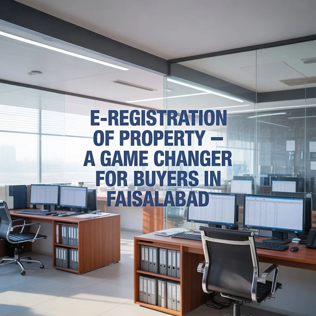 E-Registration of Property in Punjab: A Game Changer for Buyers in Faisalabad