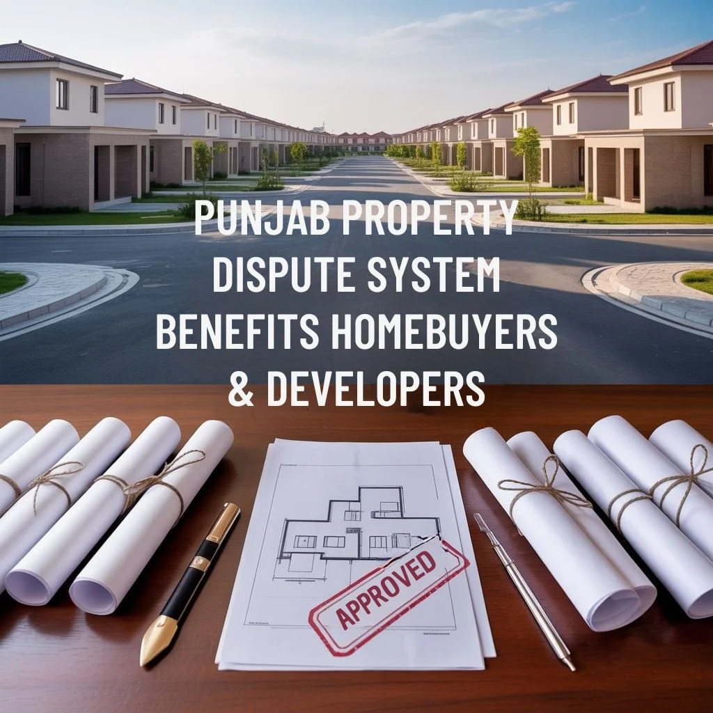 How Punjab’s New Property Dispute System Benefits Homebuyers and Developers