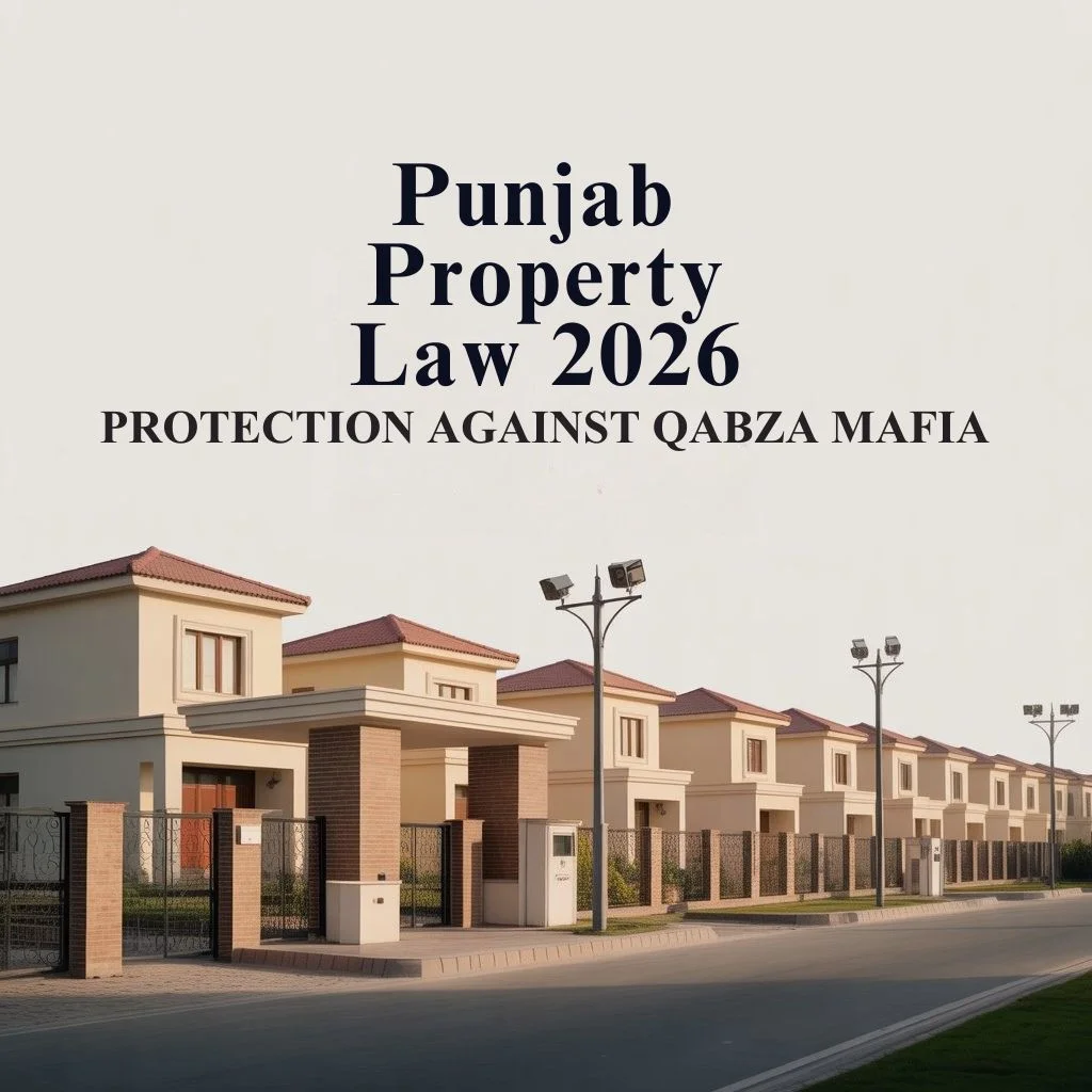 Punjab Property Law 2026: Protection Against Qabza Mafia for Buyers & Owners