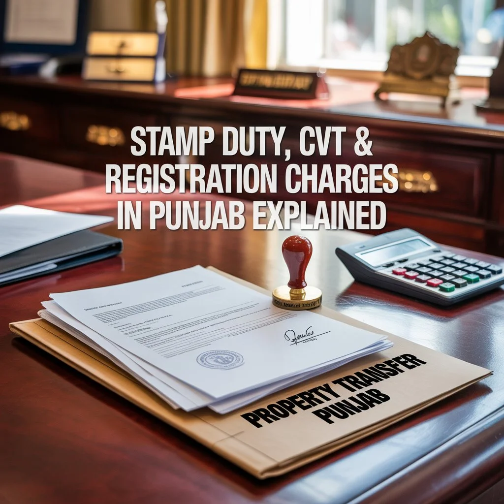 Stamp Duty, CVT & Registration Charges in Punjab Explained