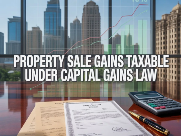 IHC Rules Property Sale Gains Taxable Under Capital Gains Law in Pakistan