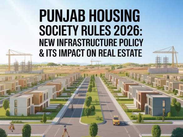 Punjab Housing Society Rules 2026: New Infrastructure Policy & Its Impact on Real Estate