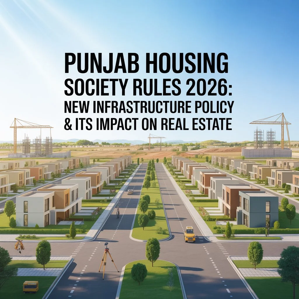 Punjab Housing Society Rules 2026: New Infrastructure Policy & Its Impact on Real Estate