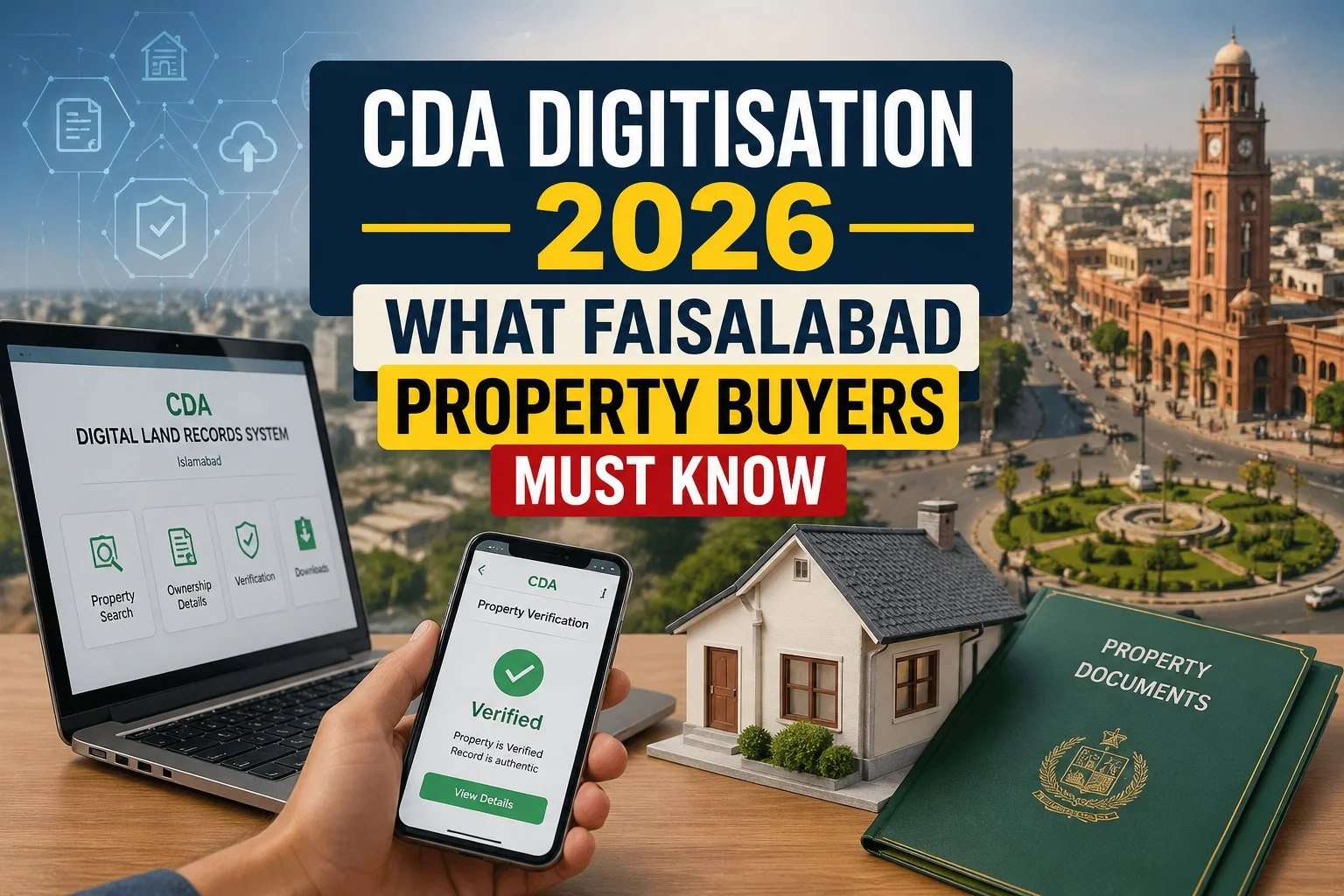CDA Digitisation 2026: What Faisalabad Property Buyers Must Know