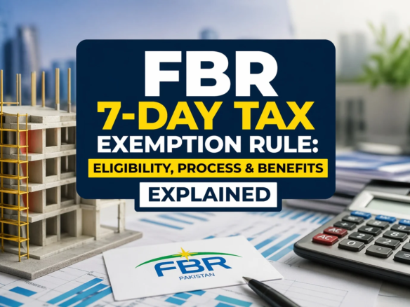 FBR 7-Day Tax Exemption Rule: Eligibility, Process & Benefits Explained