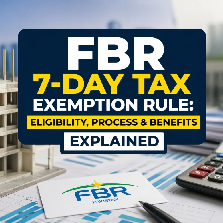 FBR 7-Day Tax Exemption Rule: Eligibility, Process & Benefits Explained