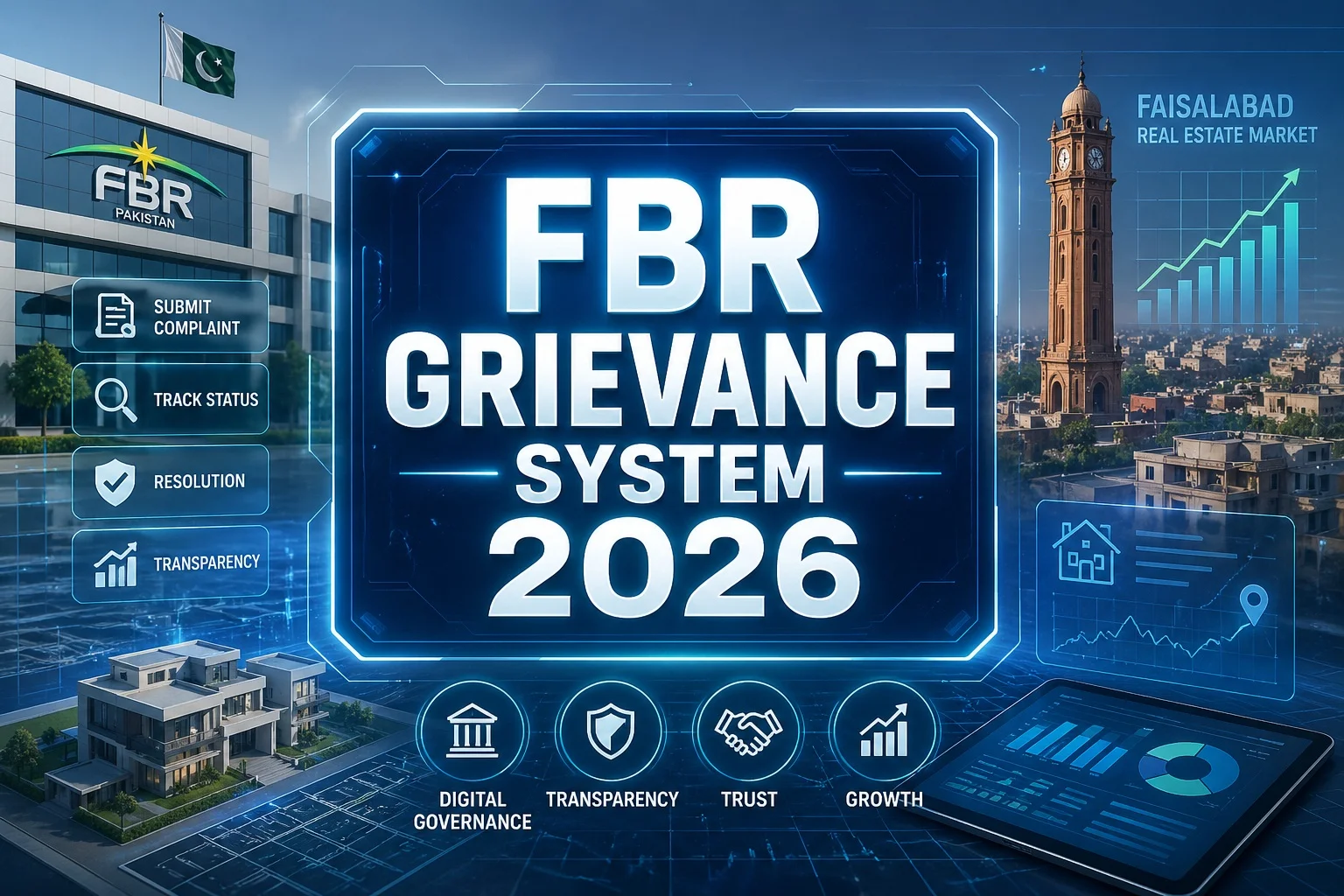 FBR New Grievance System 2026: Impact on Faisalabad Real Estate Market
