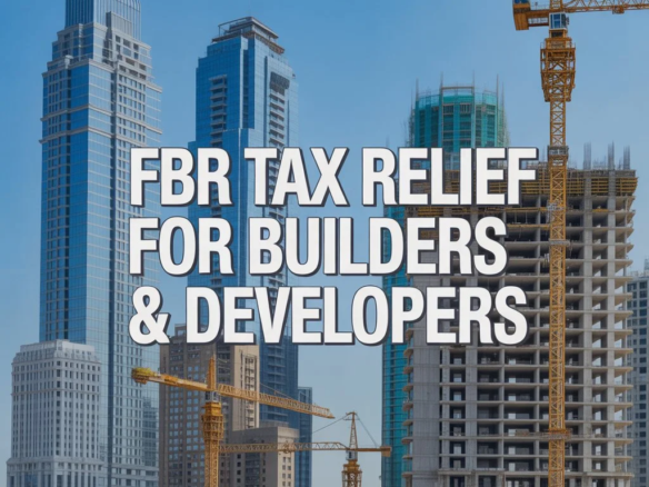 FBR Tax Relief for Builders & Developers: Boost for Pakistan Real Estate Market