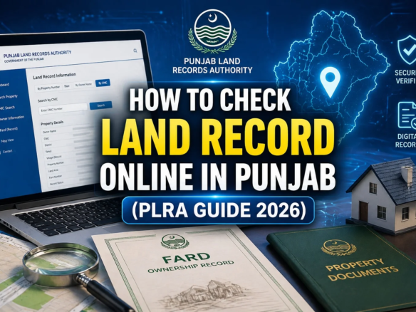 How to Check Land Record Online in Punjab (PLRA Guide 2026)