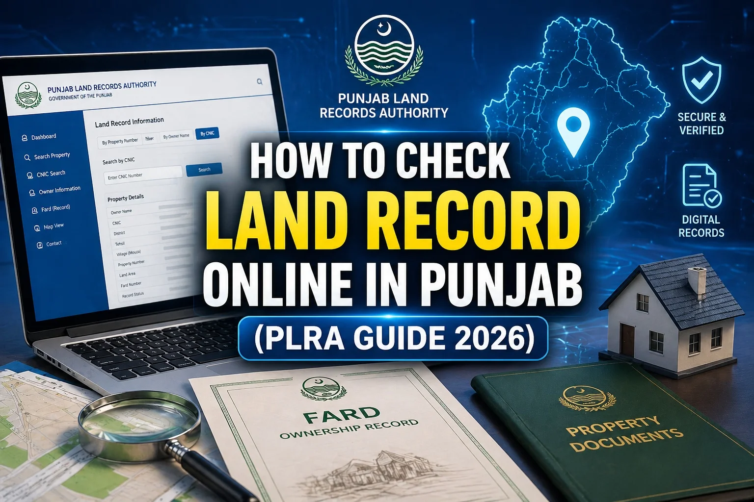 How to Check Land Record Online in Punjab (PLRA Guide 2026)