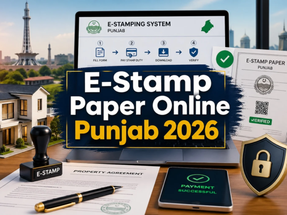 How to Get E-Stamp Paper Online in Punjab 2026: Complete Guide for Property Buyers & Investors