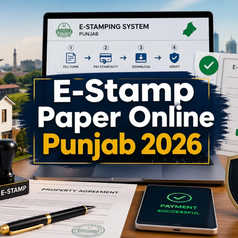 How to Get E-Stamp Paper Online in Punjab 2026: Complete Guide for Property Buyers & Investors