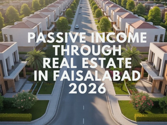 Passive Income Through Real Estate in Faisalabad 2026: Market Insights & Investment Guide