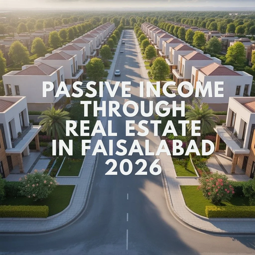 Passive Income Through Real Estate in Faisalabad 2026: Market Insights & Investment Guide